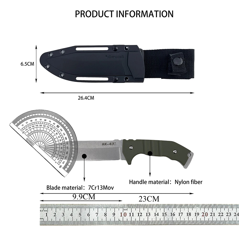 Edc Fixed Blade Deep Carry - 일상용 EDC 고정날 칼 미끄럼 방지