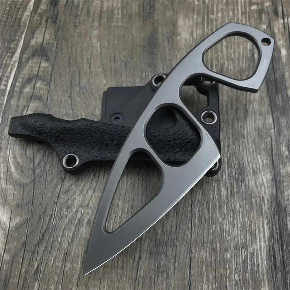 Edc Fixed Blade Deep Carry - 고경도 넥 나이프 440C 블레이드, 카이덱스
