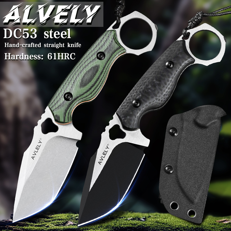 고품질 DC53 강철로 제작된 고정날 칼, G10 미끄 - Edc Fixed Blade Deep Carry 리뷰 및 가격