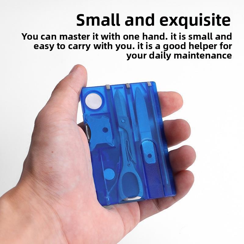 12 In 1 포켓 신용 카드 휴대용 멀티 도구 야외  - Multitool Credit Card 리뷰 및 가격