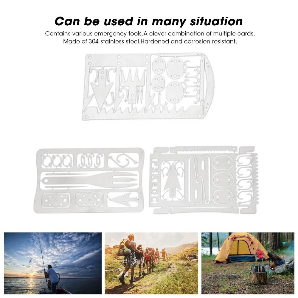 6PCS 스테인레스 스틸 낚시 카드 다기능 다양한 스타 - Multitool Credit Card 리뷰 및 가격