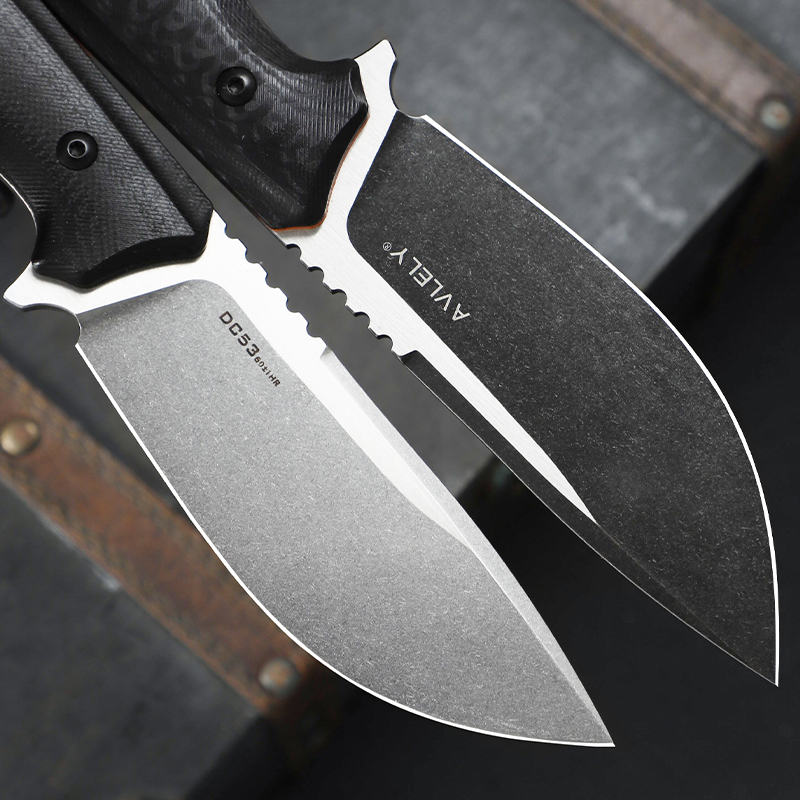 DC53 강철 고정날 직선형 칼, K형 칼집이 있는 G - Edc Fixed Blade Deep Carry 리뷰 및 가격