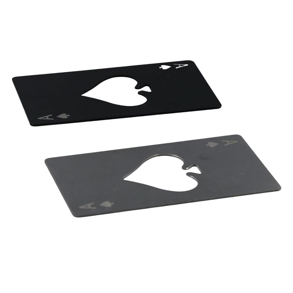 스테인리스 스틸 병따개 실버/블랙 스페이드형 와인 금속 - Multitool Credit Card 리뷰 및 가격