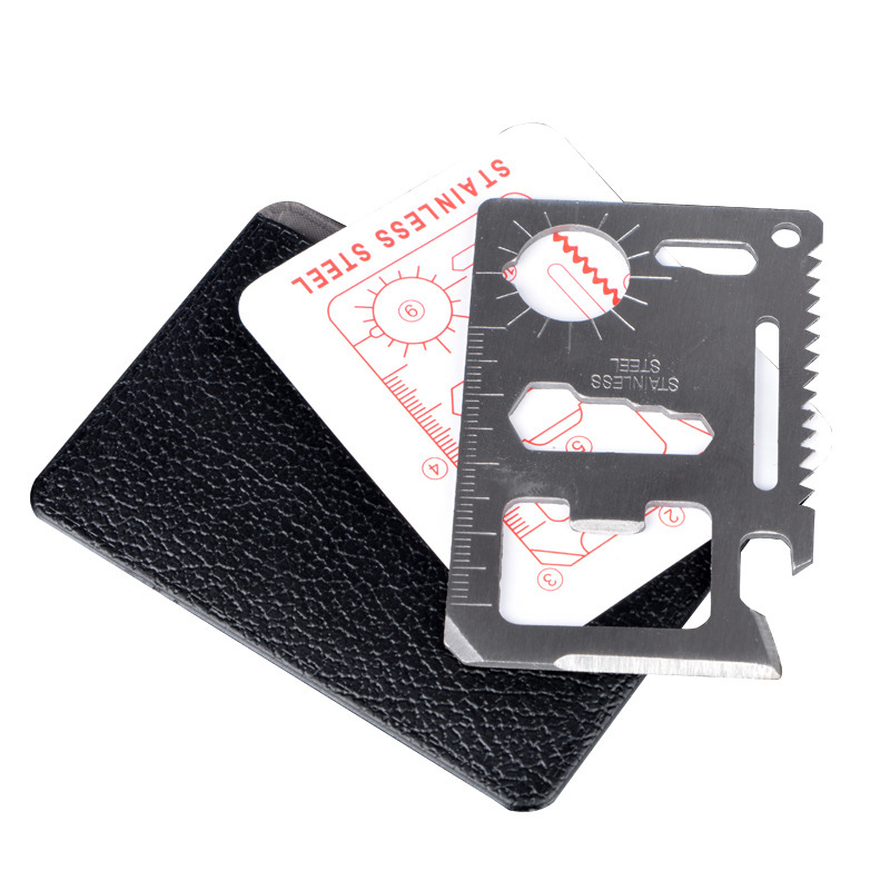 포켓 도구 신용 카드 11 In 1 휴대용 야외 캠핑  - Multitool Credit Card 리뷰 및 가격
